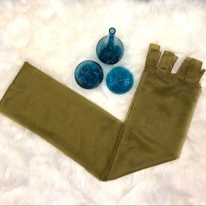🛍Green Organza Drapes set of 4